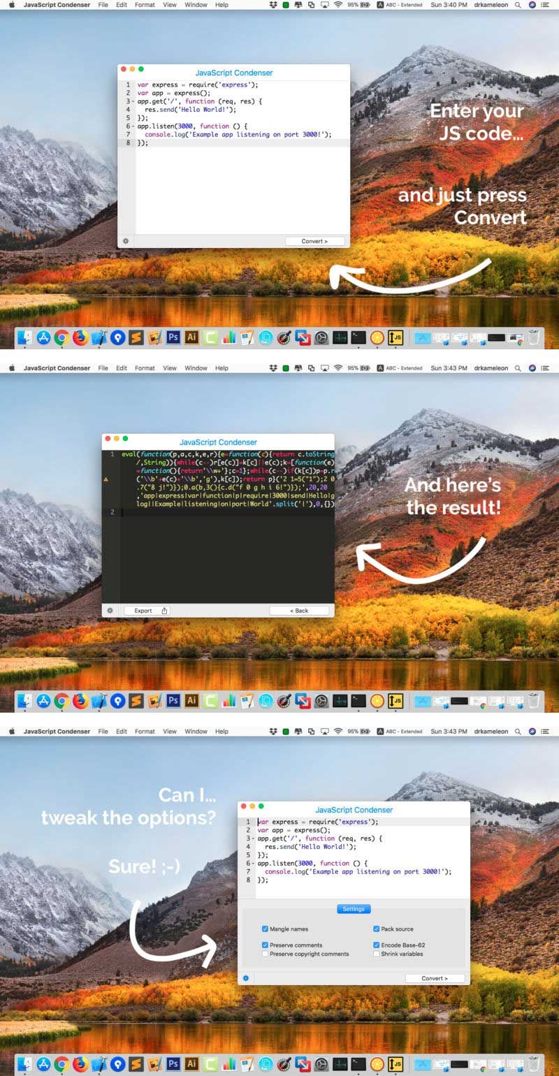 java script mac